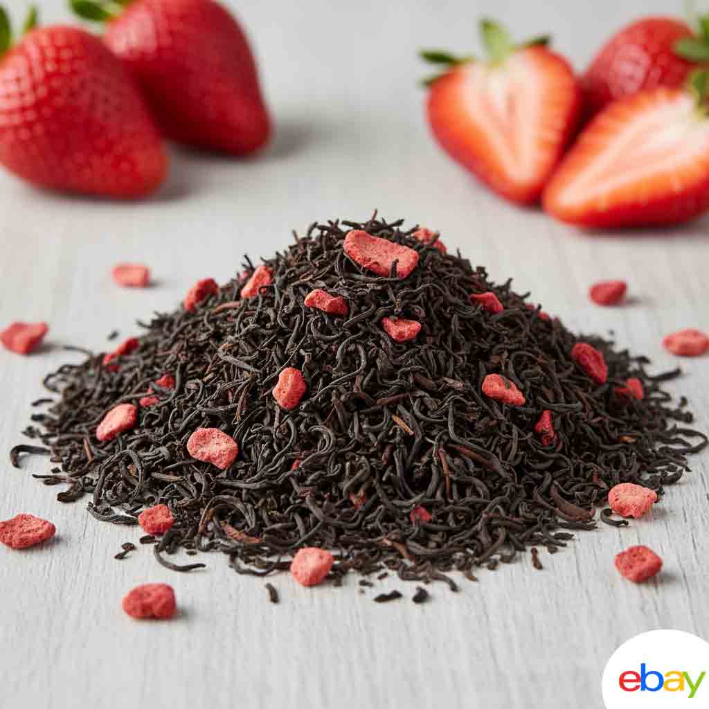 Ceylon black tea with Strawberry